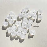 50pac✿︎11mm スズマル　ビーズ　フロスト