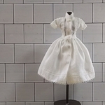 ジェニーサイズ  チャイナカラーのワンピ(生成   cotton)