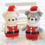 くまちゃんとわんちゃんサンタset🎅