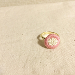 お花の指輪☆桜色