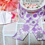 不織布カバーとネックカバー「リバティプリント」ハンドメイド