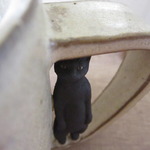 猫マグ「お茶の時間ですけど。」