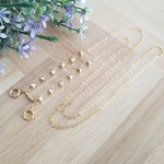 シンプル・マスクストラップ（マスクホルダー）・ゴールド