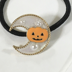 🎃ハロウィン🎃キラキラパンプキンヘアゴム　レジン