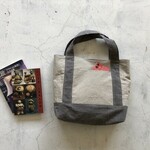 リネンのトートバッグ Belgiun linen25　"マチたっぷりのお散歩BAG” 