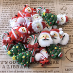 【期間限定】クリスマス24個　デコパーツ　プラパーツ　ハンドメイド　アソート