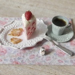 ハリネズミ＊＊いちごのショートケーキセット＊＊