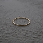 plane ring 1.0mm （SV950×18kメッキ）