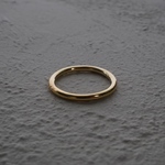 plane ring 2.0mm（SV950×18Kメッキ）
