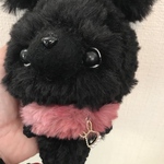 黒うさぎのあみぐるみ