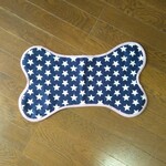 ★sale！★骨型のフリーマット　プリント生地／キルティング生地