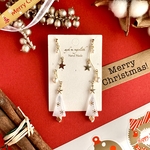 White Xmas tree ピアス/イヤリング