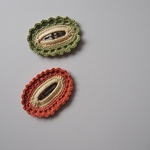 bi-color frill hairpin : : : : バイカラーフリルヘアピン