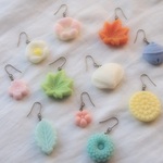 【再販】耳に砂糖菓子ピアス（桜）