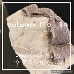 ハンドメイド❁Ｎｏ．24秋❁ﾍﾞﾛｱおリボン❁ｼﾞｭｴﾘｰみたいなマスク