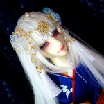 SALE◆月虹 虹①◆ 髪飾り ドール向けヘアアクセサリー（ ハーフラリエット）MSD～SD,DDサイズ 髪飾り