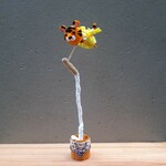 きねつきピョンタイガー　置物　ちりめん細工　餅つき　お正月　虎　寅年　お月見　節句　お誕生日　出産祝い　プレゼント　tiger