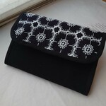 ミナペルホネンアネモネ。ジャバラ通帳ケース。母子手帳ケース。