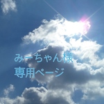みーちゃん様専用ページ