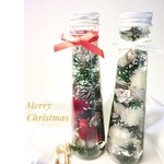 【クリスマスハーバリウム　ギフト】  ２本セット(単品も可)