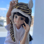 ドール用トラ柄の帽子