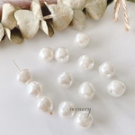14pcs ＊ 12mm 不規則 変形パール  （0124）