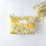2ポケット付ポーチ　＊通帳・母子手帳・化粧ポーチに　/garden・ye