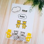 2022年寅年◇年賀状◇消しゴムはんこ（寅②）