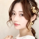 MA54  小枝 ウェディング ヘッドドレス ブライダル ヘア アクセサリー リーフ 花　小枝　ゴールド 結婚式 花嫁　ティアラ　