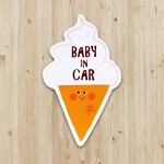 ベビーインカー　キッズインカー　ステッカー　アフロ坊や
