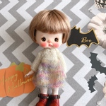 オビツ11   モヘアのニットワンピース(レインボーグラデーション)