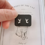 silver チワワピアス　ステンレスピアス