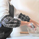 秋冬チェックのアームカバー*起毛であったか*