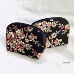 花柄刺繍ミニポーチ