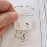指キュンピアス　ステンレスピアス