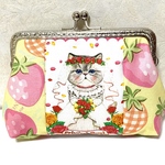 再販　口金15センチ がま口ポーチ　コヤンイサムチョン　ルミちゃん