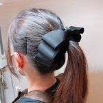 ♡リボン　シュシュ　髪飾り　ヘアアクセサリー　ポニーテール♡