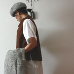 ウールモヘ混　ウールベスト