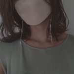 beads mask  strap GOLD