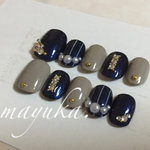 大人およばれネイル♡