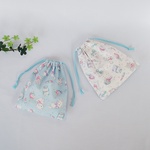 《23×20》《20×18》 巾着袋【コスメキャット】  給食袋 コップ袋