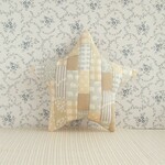 星型ガーゼクッション 25×25cm（ベージュ）