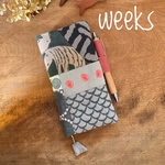 SANADAサマ専用ページ weeks ほぼ日手帳カバー ブックカバー ﻿﻿ミナペルホネン life puzzle
