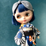 Blythe ドイツヴィンテージ着物　4点set