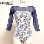 mesh straight leotard【MS001】バレエ　レオタード　エトワリーナ
