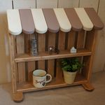 期間限定一月まで☆カフェ風シェルフ♡ベージュ