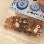  From U.S. 　可愛いくまのぬいぐるみボタン　入園入学準備 　レアなボタン？