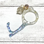【お客様ご注文品】ドアオープナー　＊bubble&shell ブルー
