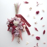 秋色ミックスピンクのスワッグ 𖦞