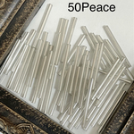 ガラスチューブビーズ　50本セット